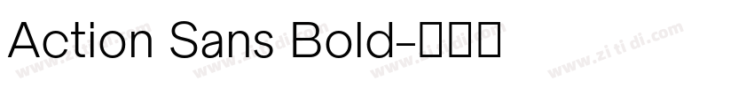 Action Sans Bold字体转换 Action Sans Bold字体转换